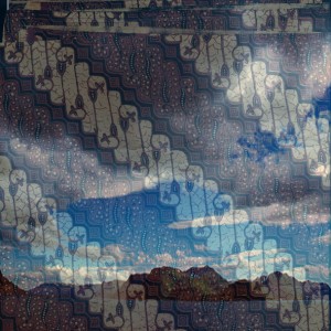 Mashup von Juliane Duda zu dem Buch von Agus R. Sarjono: Frische Knochen aus Banyuwangi