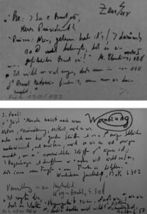 Karteikärtchen aus Franz Fühmanns Zettelkästen, Zentral- und Landesbibliothek Berlin