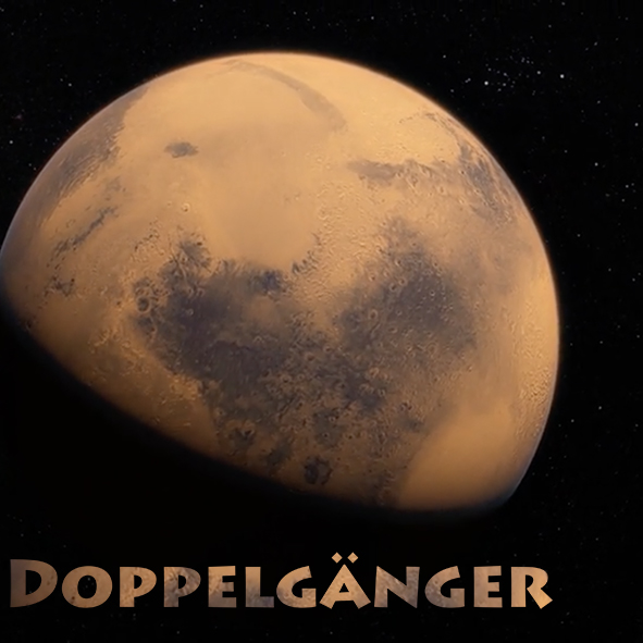 Mashup von Juliane Duda zu dem Buch von B.K. Tragelehn: Doppelgänger