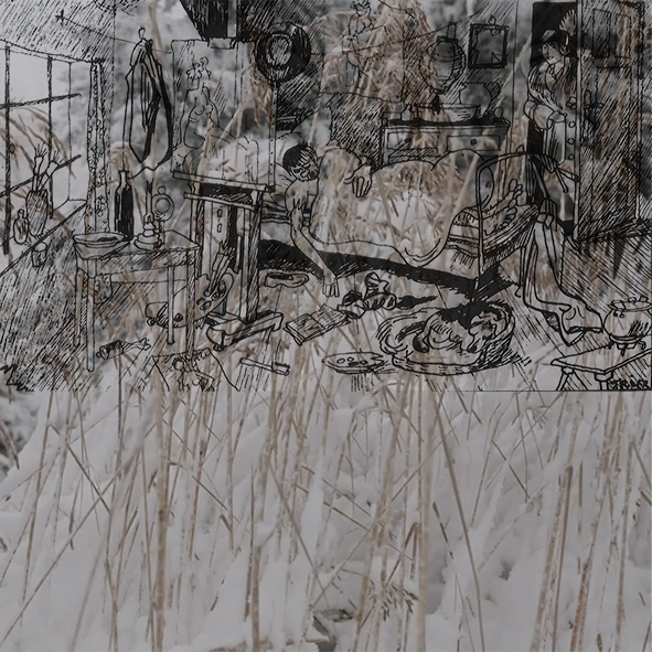 Mashup von Juliane Duda zu dem Buch von Leo Heller: Poesiealbum 385