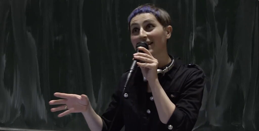 Videovorschaubild zu Ulrike Almut Sandig – Plenarvortrag zur Mainzer Poetikdozentur