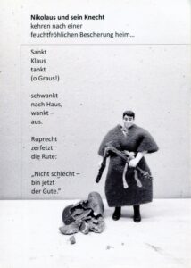 Werbekarte aus Dirk Schindelbeck: nano-sonett